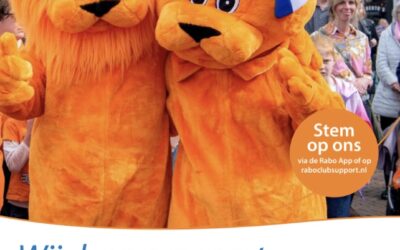 Bedankt voor uw stem tijdens Rabobank Clubsupport.