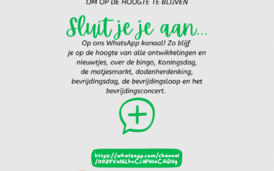 Nieuw! Volg jouw Oranjevereniging op zijn eigen WhatsApp kanaal.