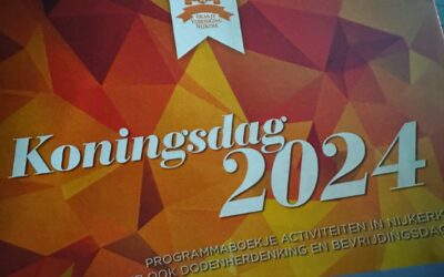 Programmaboekje klaar voor verzending.