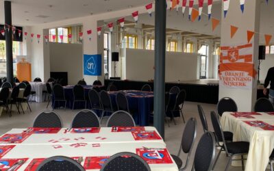 Alles is gereed voor de eerste bevrijdingslunch, aanmelden is nog mogelijk.