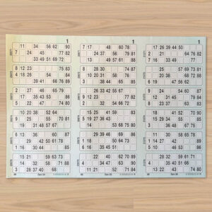 bingokaarten boekje triple