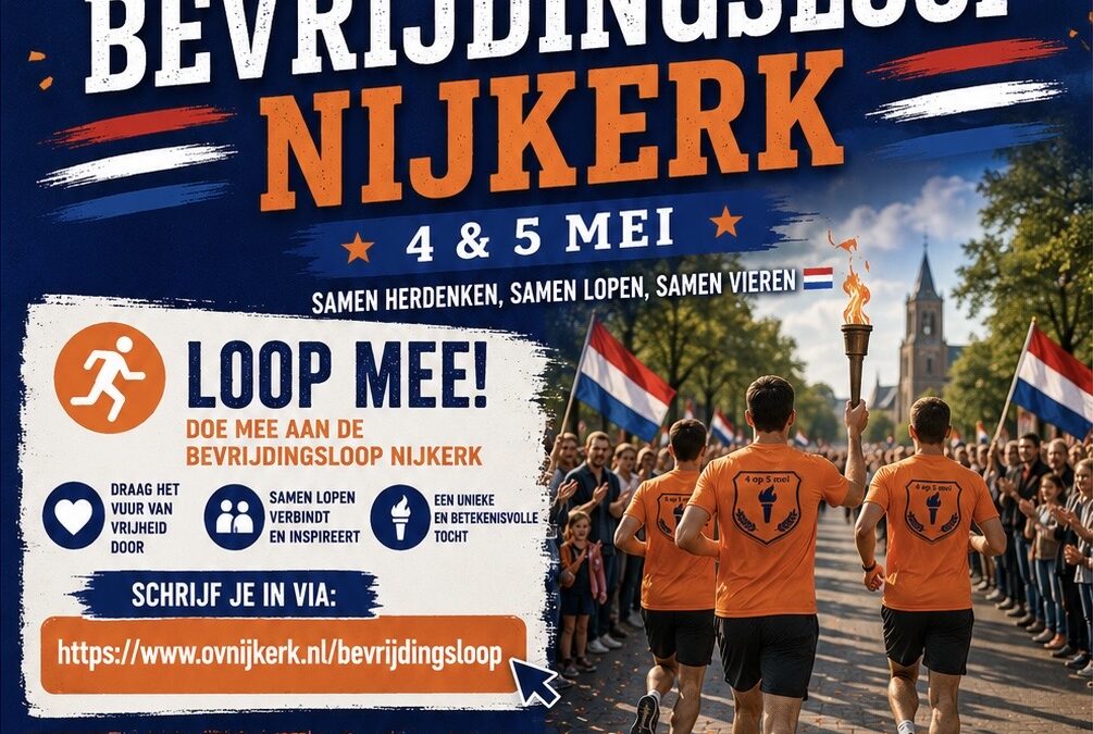 Geef je op voor de bevrijdingsloop 2027!